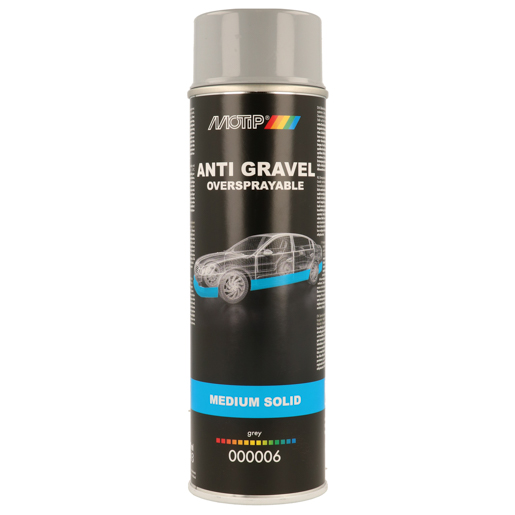 MoTip Unterbodenschutz-Spray grau 500ml 000006 überlackierbar Kunststoff